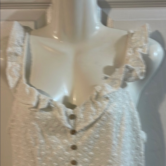 Miss Me White Ruffled Jumpsuit - Picture 4 of 9